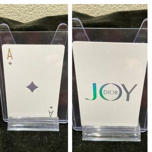 Christian Dior Authentic Playing Card in Case - Ace‎ Of Diamonds